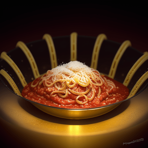 AI generated: pasta, delicious, glistening, red sauce,  food photography, highly detailed, photorealism, symmetric...