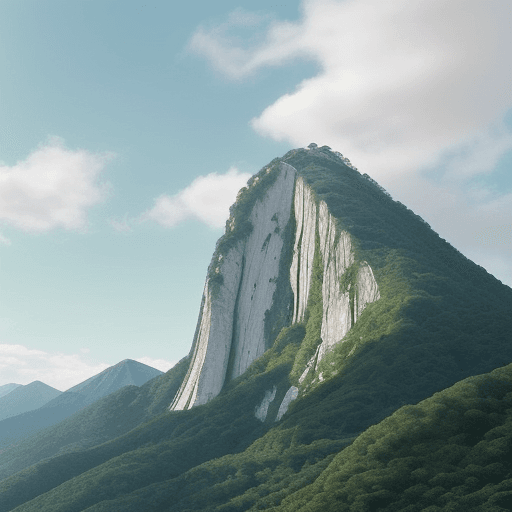 AI generated: un icono para la pagina web caacupe web con cerros verdes delineados con la letra w