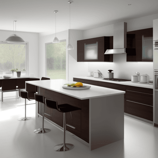 DreamShaper prompt: Modern style kitchen