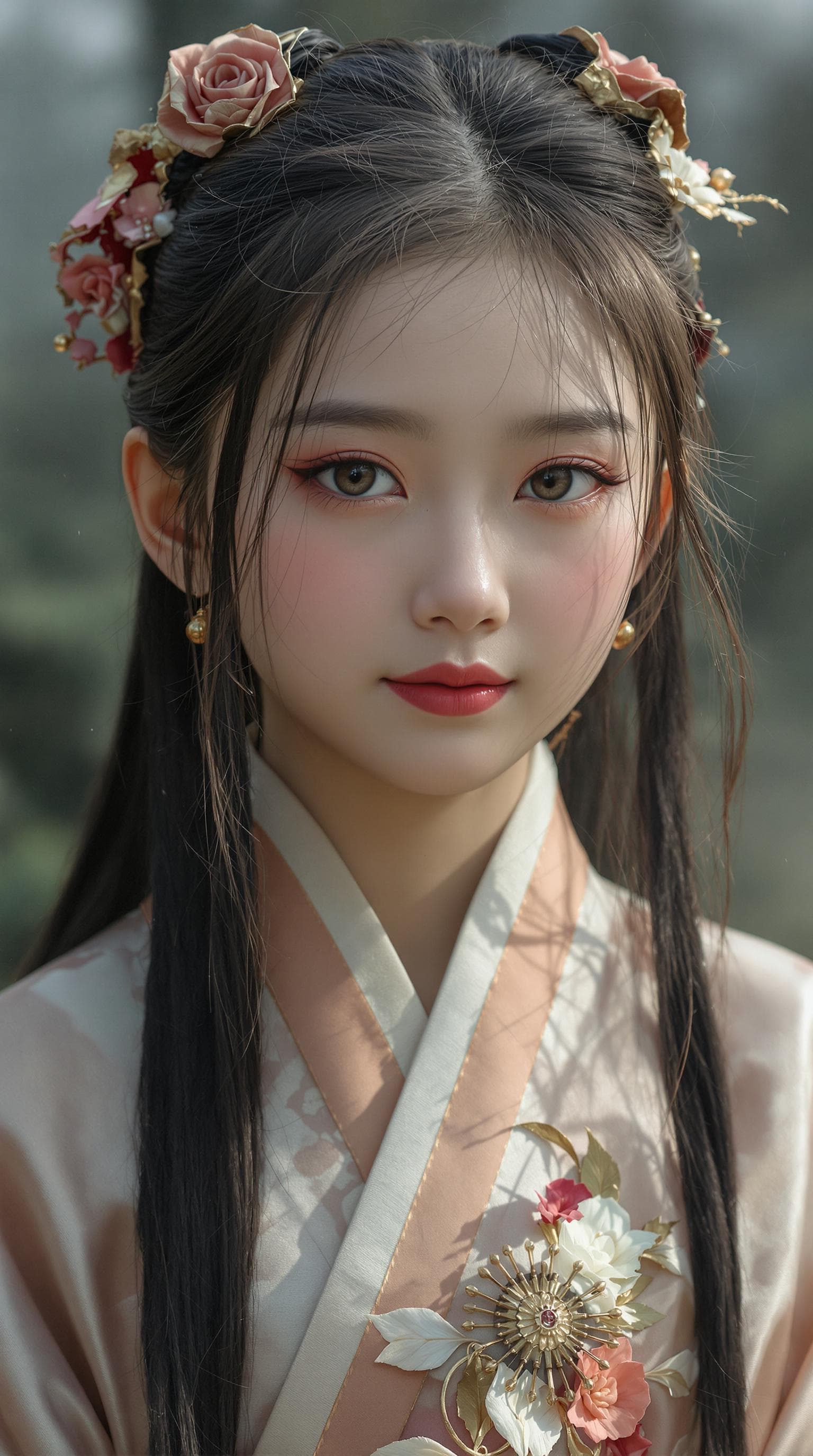 AI generated: a professional photo of a exceptionally beautiful girl in the world (age 7), (seven year old) Chines...