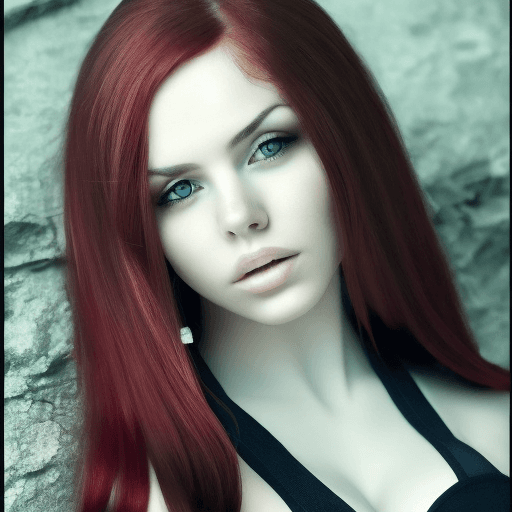 AI generated: Hot ,woman red hair, no clothing,102zzz breast size
