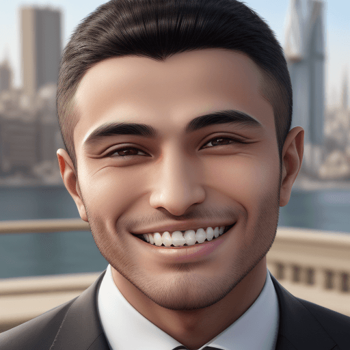 AI generated: Man with the most beautiful natural smile. Not blond, not dark-skinned, not Asian. Nationality Azerb...