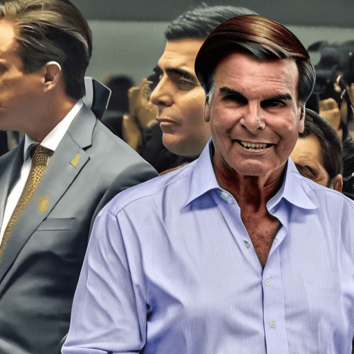 AI generated:  Jair Bolsonaro presidente homem de bem elegante honesto simpático 