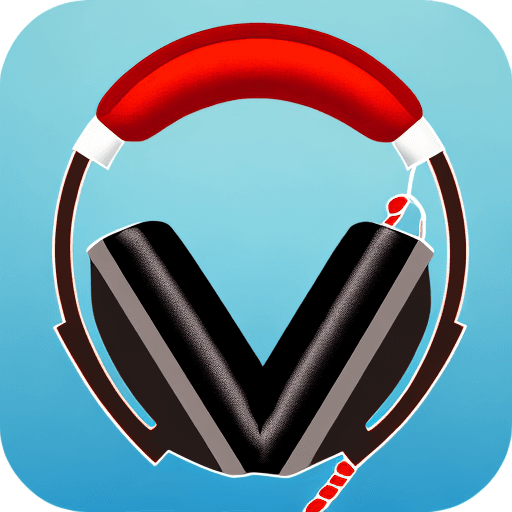 AI generated: headphones, icon