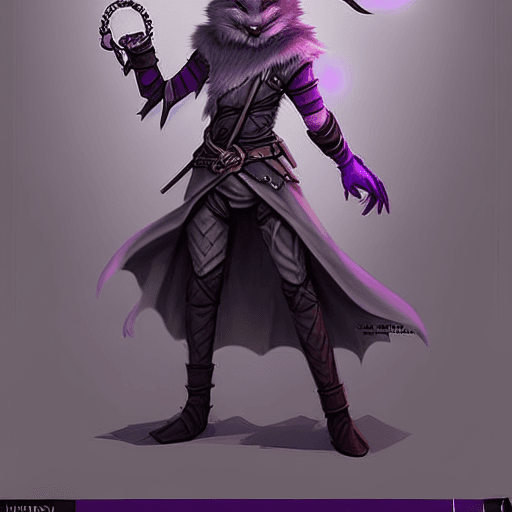 AI generated: female d&d harengon, female dnd rabbitfolk,  :: grey fur with light black tipped ears, female rogue ...