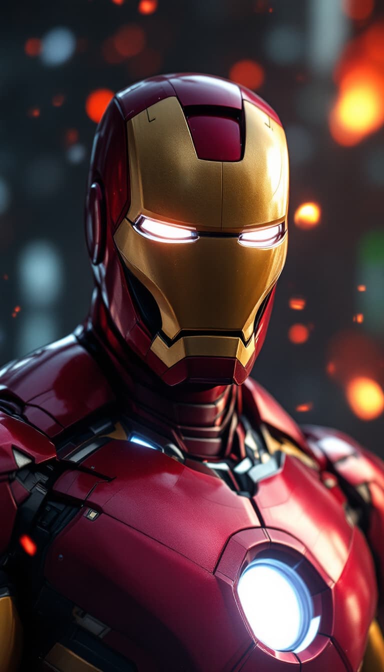 AI generated: iron man + accurate + no blur background
