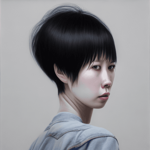AI generated: Hyper realistic, full shot body photo of the most creepy artwork in the world, portrait photo of a f...