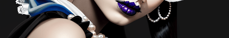 AI generated: Portrait of a Seductive (Girl with a Pearl Earing:1.1), Head Scarf, (by Johannes Vermeer), DotD, Día...