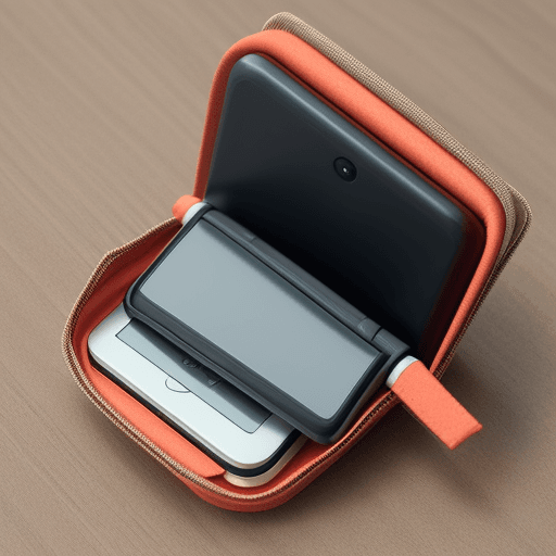 AI generated: Compact and portable: When folded, it is only about the size of a mobile phone and can be easily put...