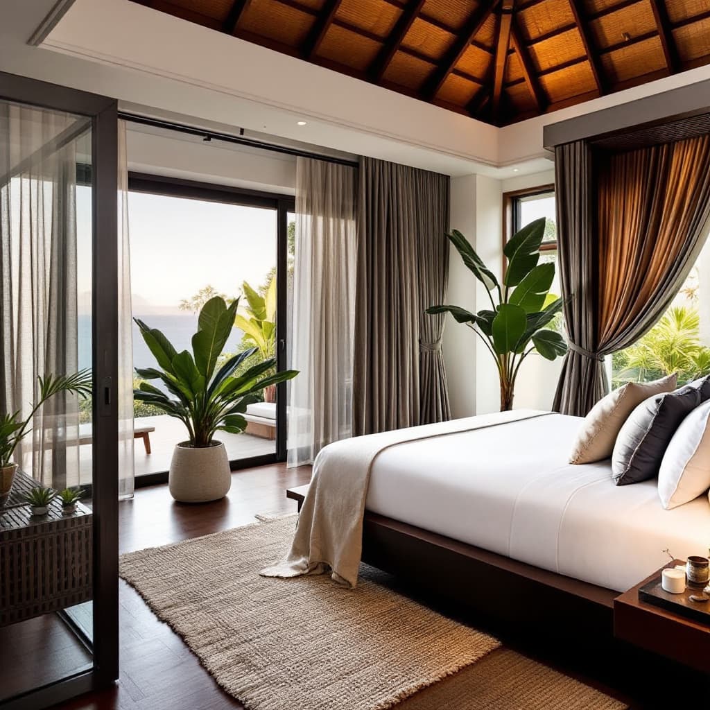 AI generated: exotic hotel in Bali