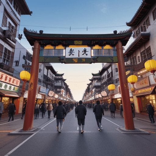 AI generated: chinatown