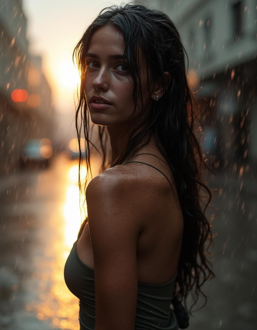 Wet, Clingy Clothing