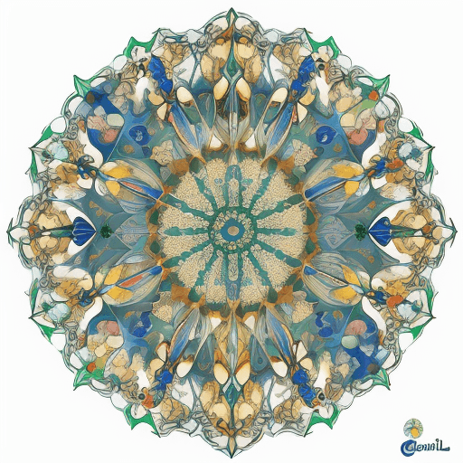 AI generated: corrimão estilo gaudi