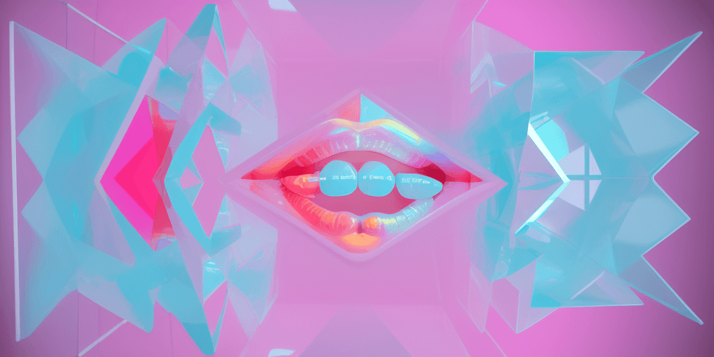 AI generated: (16k4d bite me swallow me but spit m e out in hell), (Translucent Geometries), Pop Art Vibrancy