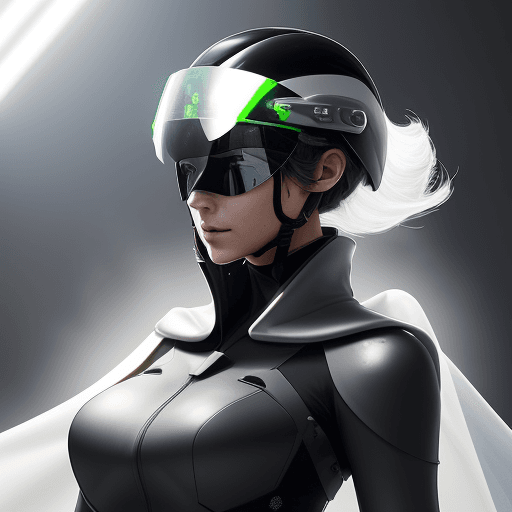 AI generated: You wear a sleek, high-tech suit, a fusion of modern engineering and futuristic style, symbolizing y...