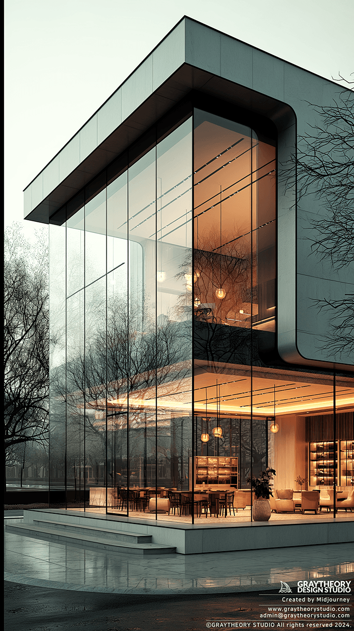 AI generated: retail shop facade