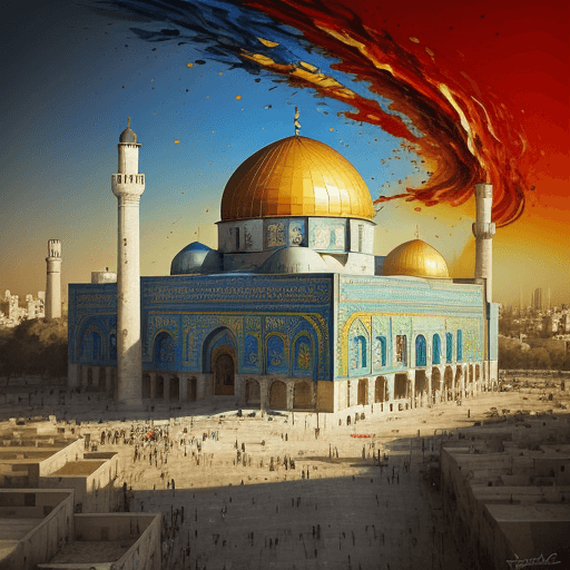 AI generated: create inspiration . moving , powerful image that will inspire the people of Palestine realistic ima...