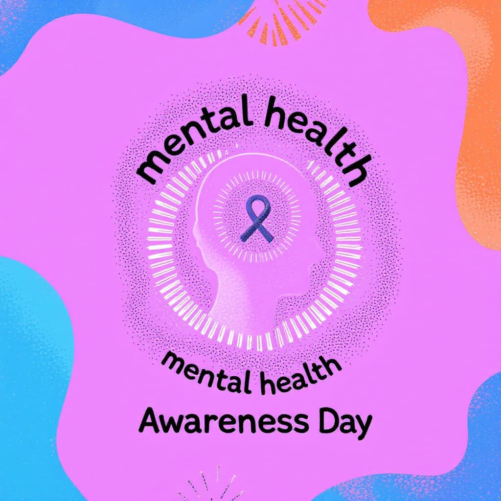 AI generated: mental health awareness day
