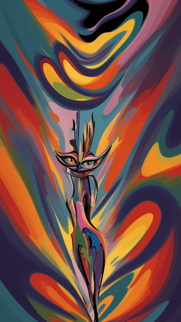 AI generated: flawless abstract impressionistic fauvist ist 2d art style creature art in an abstract style abstrac...