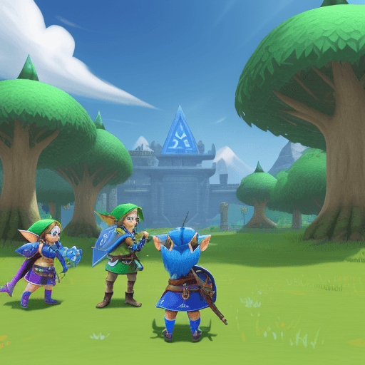 AI generated: Purah-Hyrule Warriors
