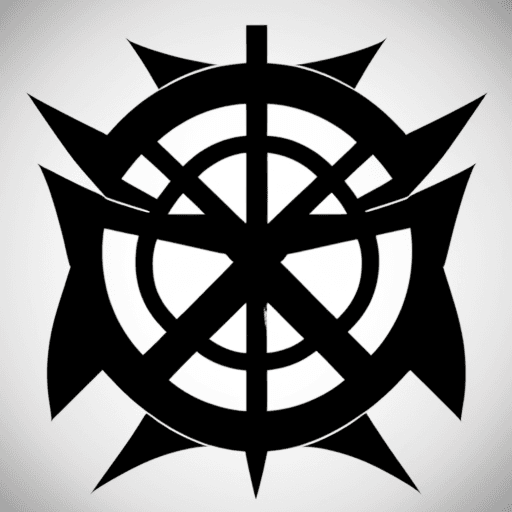 AI generated: Anarchy Equals Peace Logo Design