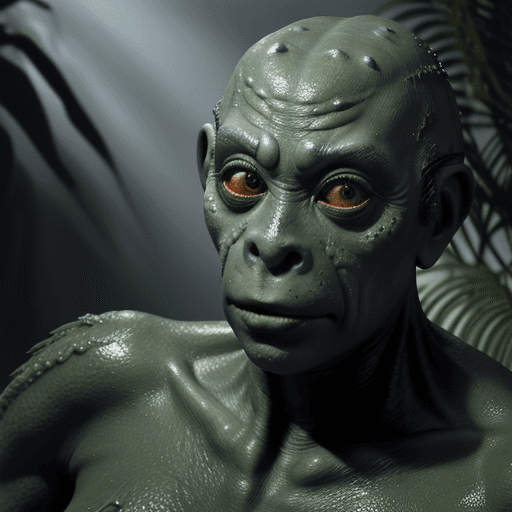 AI generated: creature from the black lagoon realism