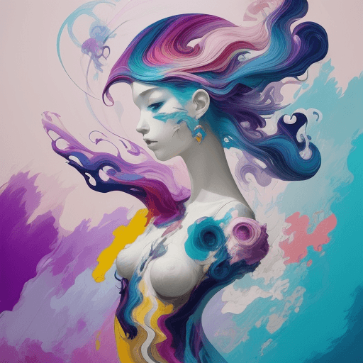 AI generated: Artistic fusion of various styles and mediums, creating a visually stunning and eclectic artwork. Co...