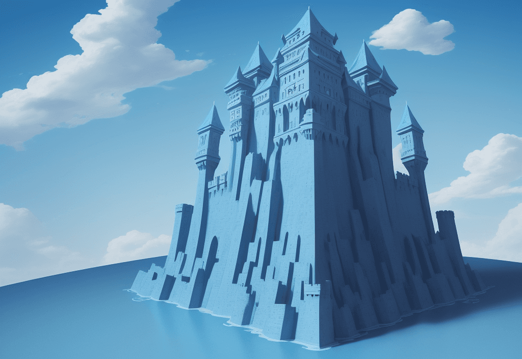 AI generated: Create an image - The upper part is a bright blue sky, which symbolizes peace and harmony. 
  • The ...
