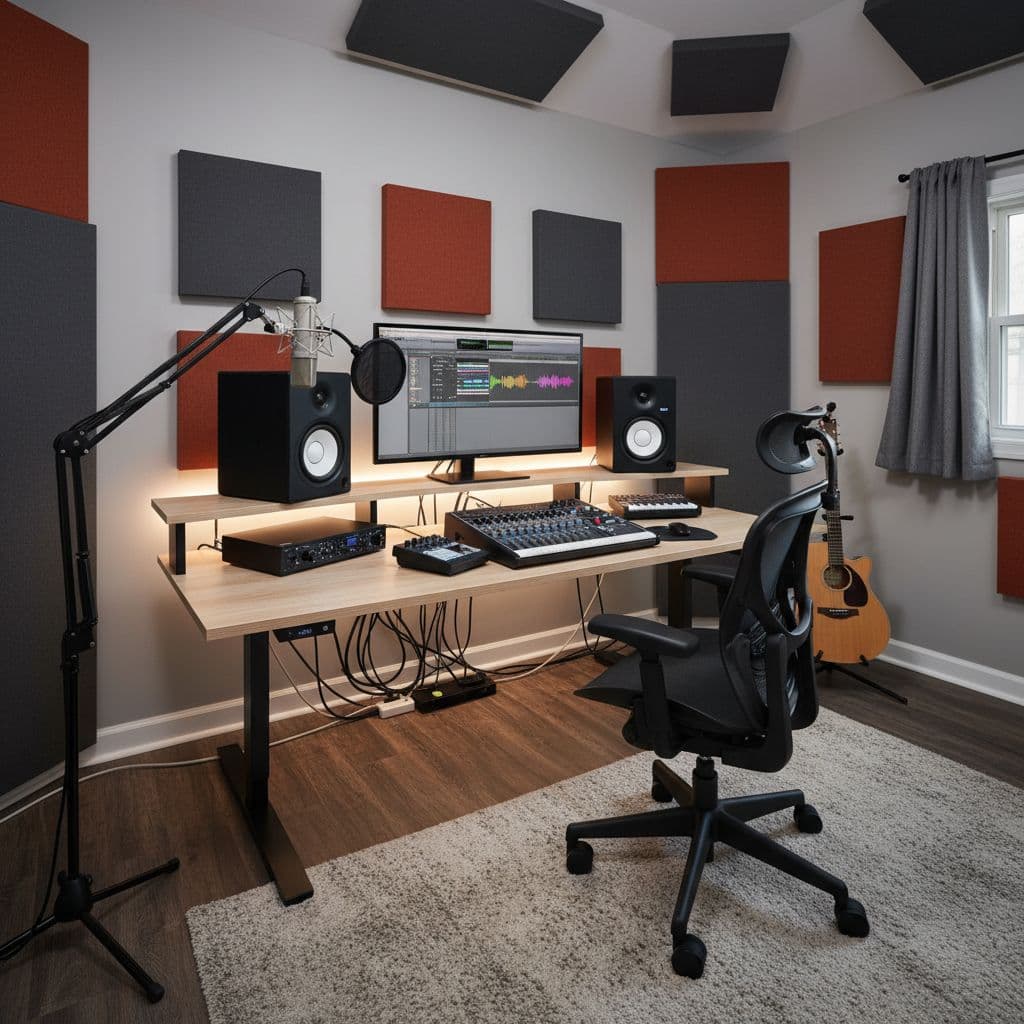 AI generated: design a recording studio with a budget of $15,000