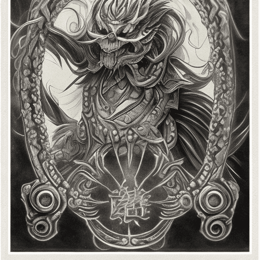AI generated: Tengen uzui frame art