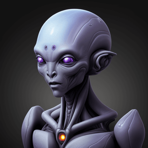 AI generated:  humanoid alien species itibi rayan