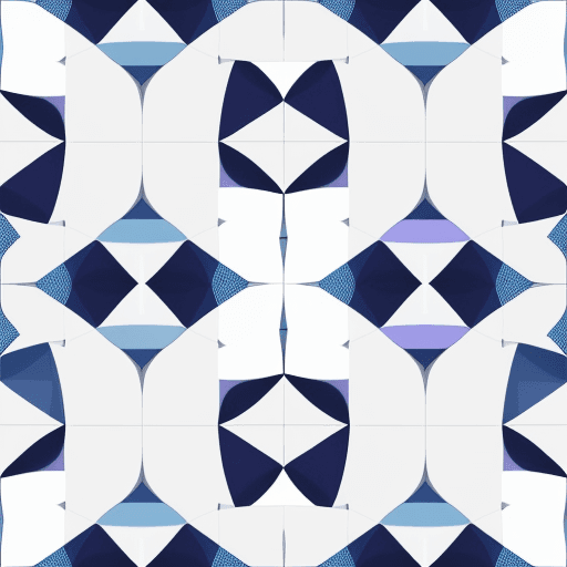 AI generated: create a seamless repeating geometric pattern in colors white background