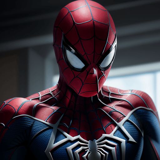 AI generated: Spider man in dynamics, highly detailed, packed with hidden details, style, high dynamic range, hype...