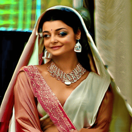 AI generated: Actress aishwarya rai having sex,lusty face,