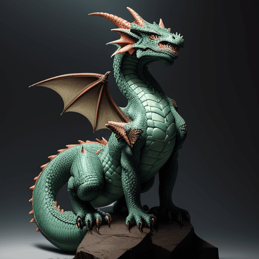 AI generated: a dragon