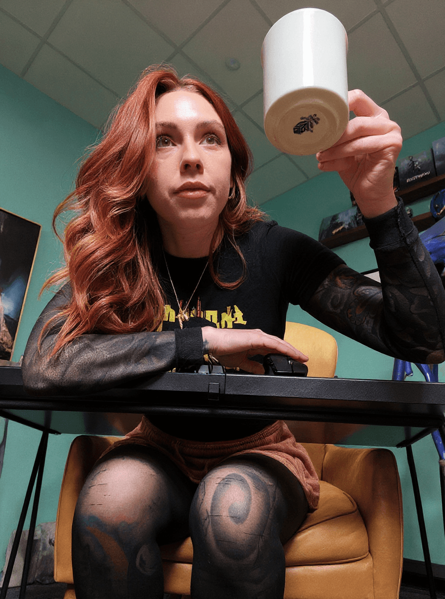 AI generated: Giantess, giant woman, low angle, realistic loincloth