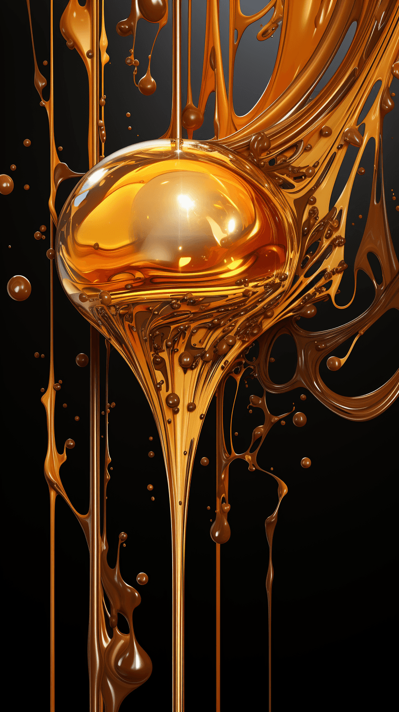 AI generated: drink your java screenshot 3, in the style of surreal illustrations, pop colorism, dark amber and wh...