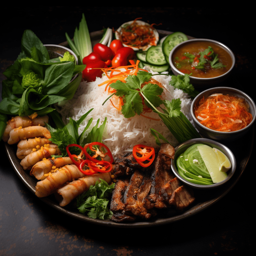 AI generated: Imagine a vietnamese and brazillian cuisine