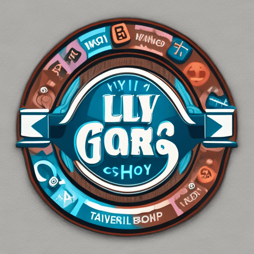 AI generated: a logotype for a board game virtual shop