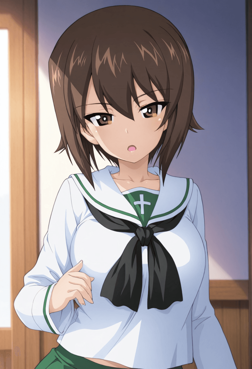 Nishizumi Maho | Girls und Panzer | ガールズ&パンツァ