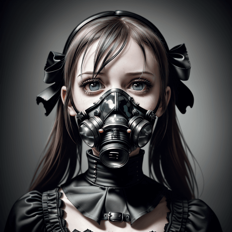 AI generated: (hyperrealism : 1. 4), (award winning: 1. 4) (masterpiece photo: 1. 4) BREAK 
photo of a gothic girl...