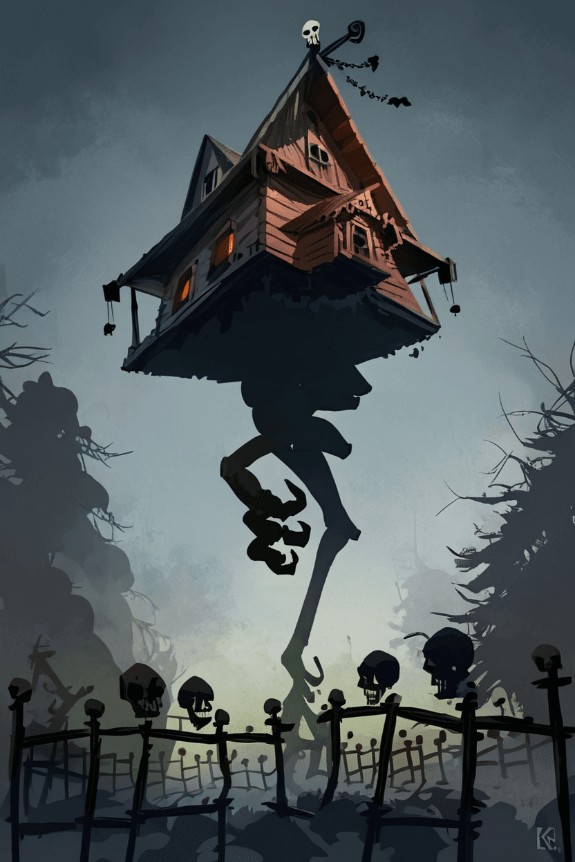 Baba Yaga’s House (Slavic Folklore) [Illustrious & Pony]