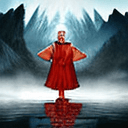 AI generated: A mystical scene featuring a  monk standing proudly before a Shaolin Monastery backdrop.
The four el...