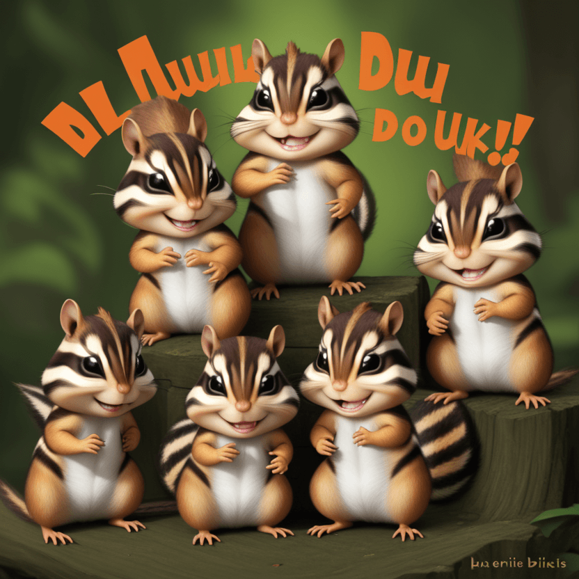 AI generated: chipmunks of doom