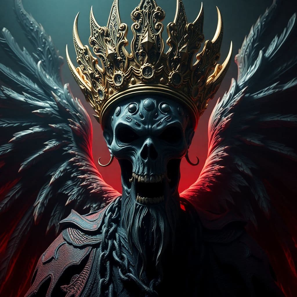 AI generated: Hyperrealistic art concept art cinematic film still comic Renaissance style (angelarium:1.1). god of...