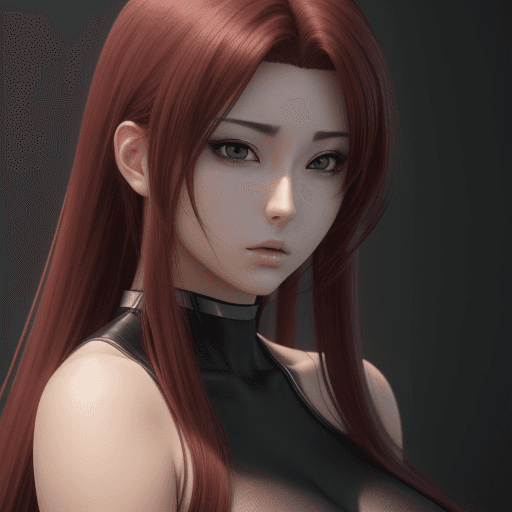 AI generated: Photo of a ultra realistic attractive anime woman