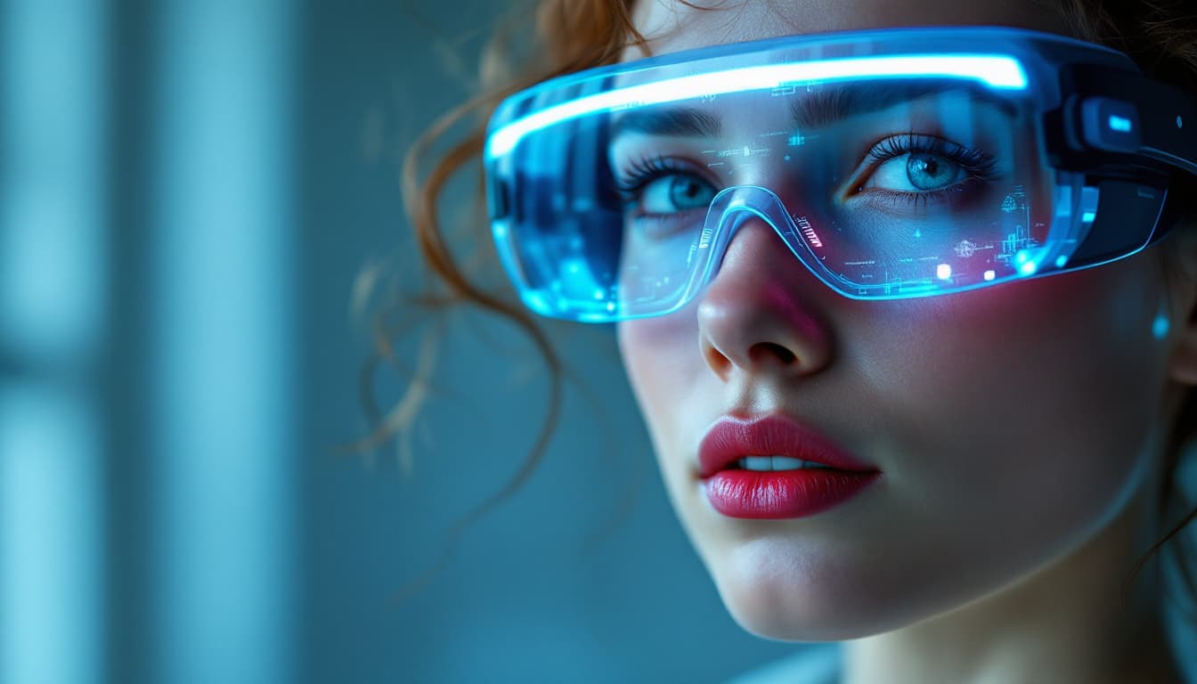 AI generated: Mulher jovem, possivelmente com 20 anos, pele clara, cabelo castanho curto, expressão serena e olhos...