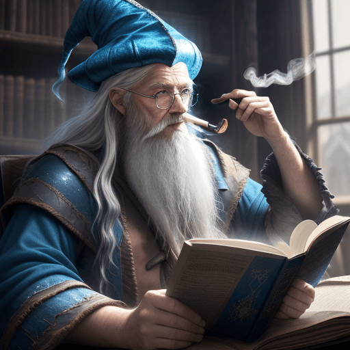 AI generated: award winning waist up photo of a rugged fantasy wizard, 8K, wizard hat, wearing torn wizard robes, ...