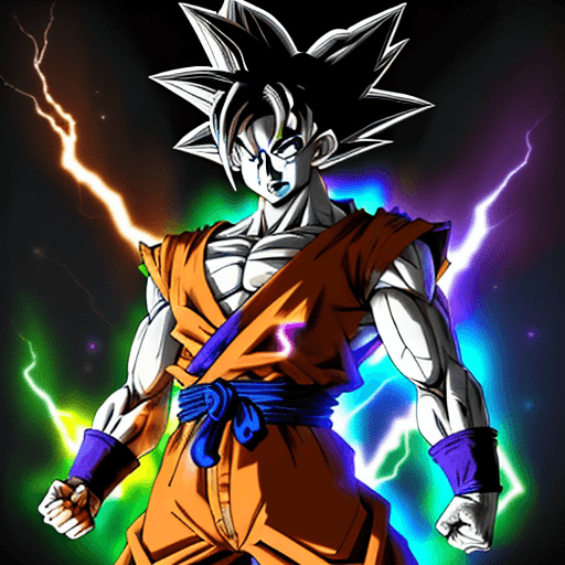 AI generated: Goku humaniod made out of pure energy vibrant colors handsome male - Image #3

See more 

https://ww...