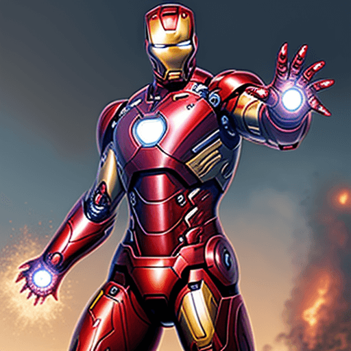 AI generated: Iron man